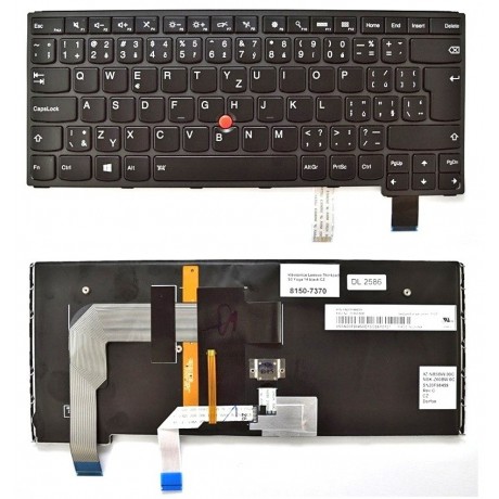 Laptop Keyboard best price in Karachi Keyboard Lenovo ThinkPad S3 Yoga 14 / Yoga 460 | Black Backlit UI ORG