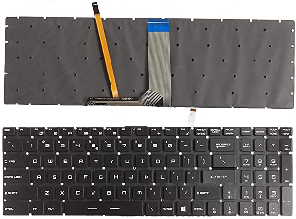 Laptop Keyboard best price Keyboard Msi GS60/GS70/GS72/GT72/GE62/GE72 6QC 6QD 6QE GT62VR 6RE 7RE Black (Backlight)