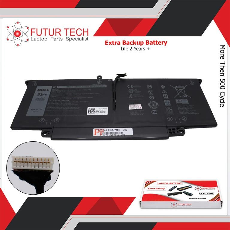 Laptop Battery best price Battery Dell Latitude 7310/7410 (JHT2H) [7.6V/52Wh] | ORG